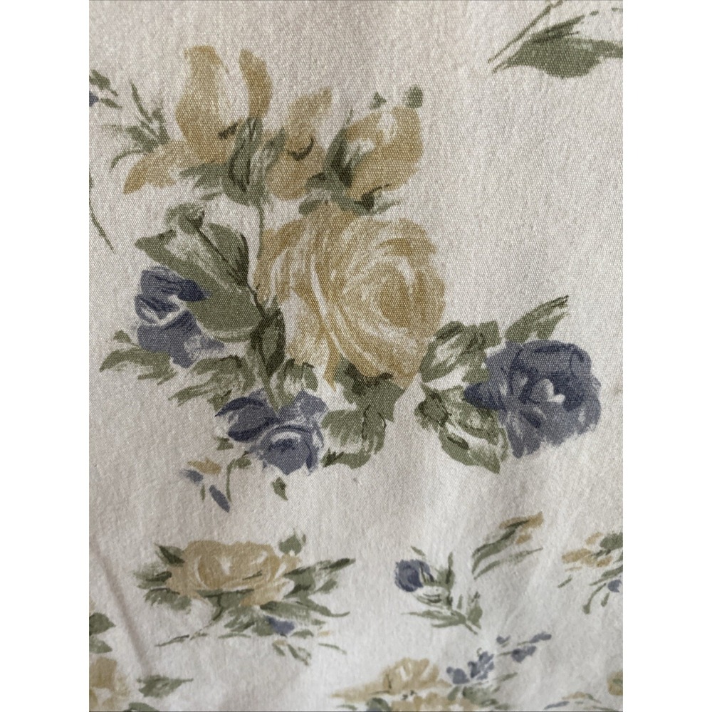 RH Restoration Hardware King Duvet Cover heavy cotton reverse floral apx  106x82